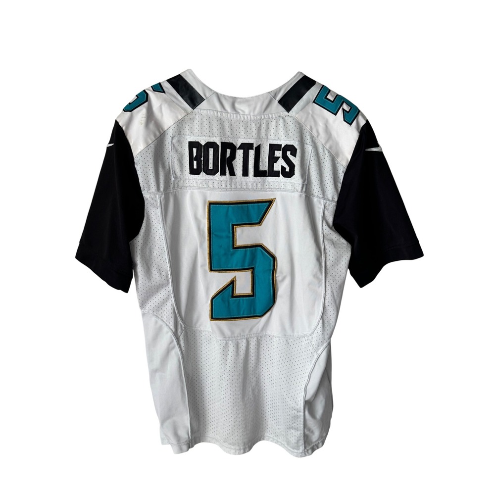 Nike Jacksonville Jaguars Blake Bortles 5 Jersey 20th Season Patch White Mens